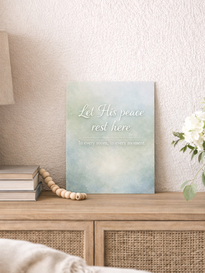Peace for Everyday – Faith-Inspired Art Print (11×14)