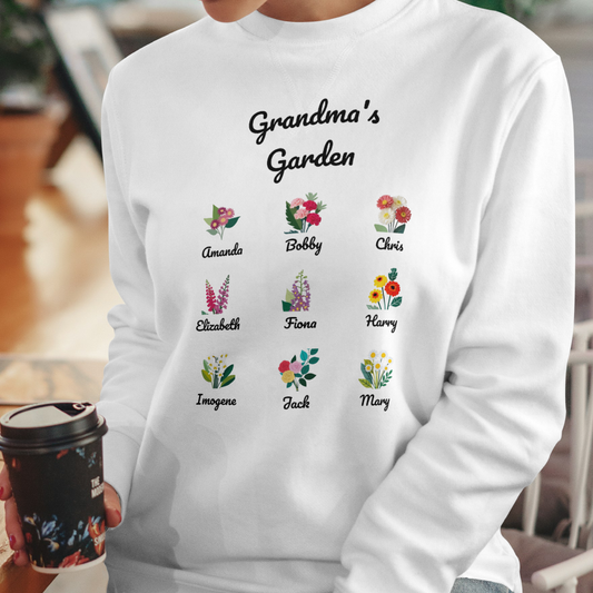 Grandma's Garden Sweatshirt (6-9)