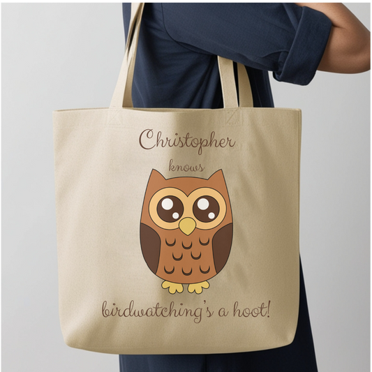 Personalized Owl Birdwatching's a Hoot!