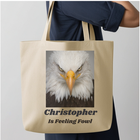 Personalized Eagle Feeling Fowl Tote