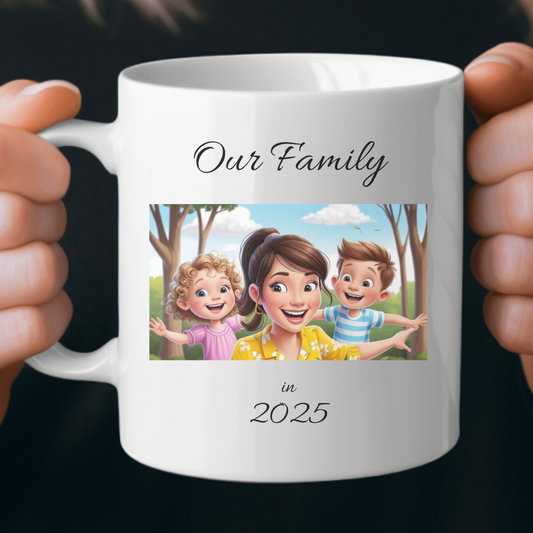 Our Family Personalized Picture Mug