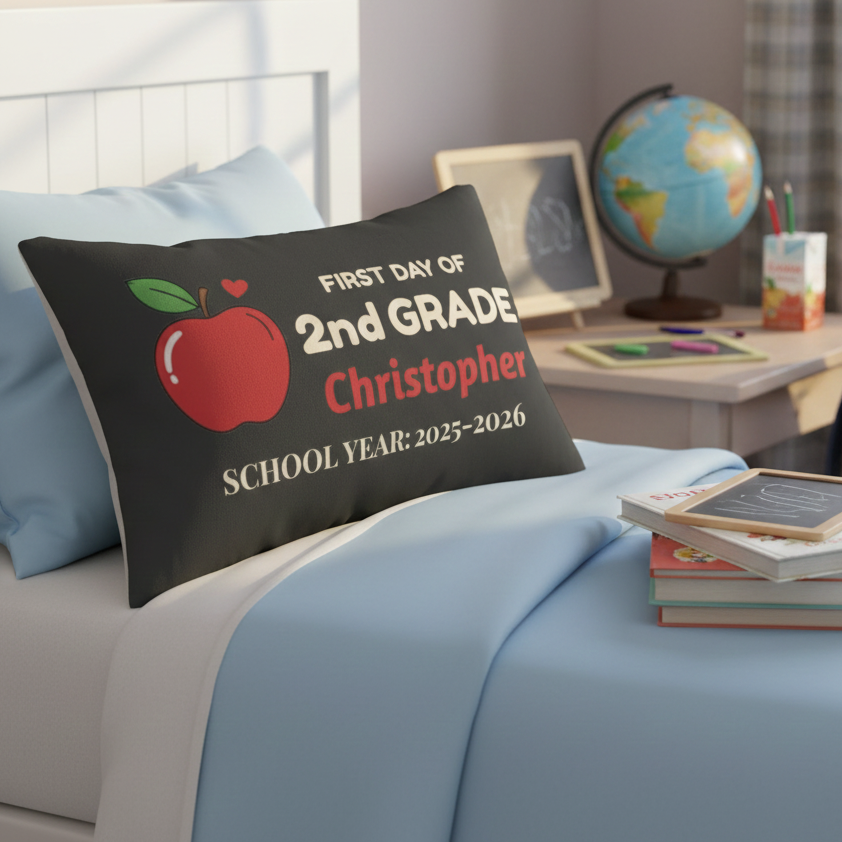 First Day of School Pillow