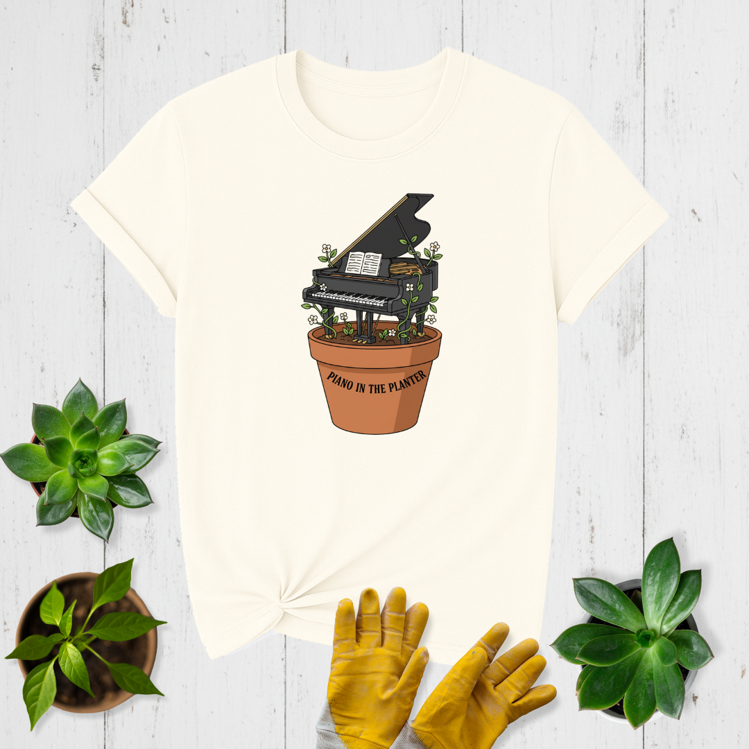 Piano Planter T-shirt