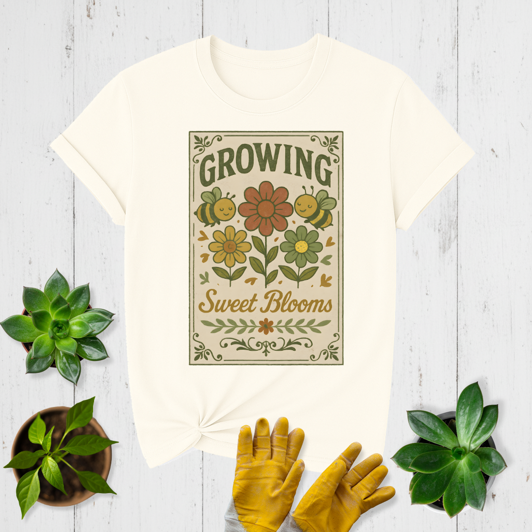 Growing Sweet Blooms T-shirt