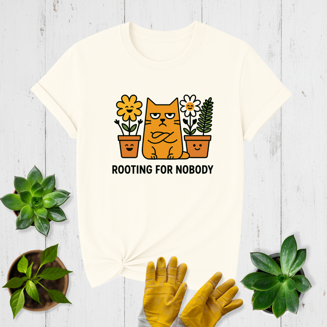 Sir Sproutsalot "Rooting for Nobody" T-shirt