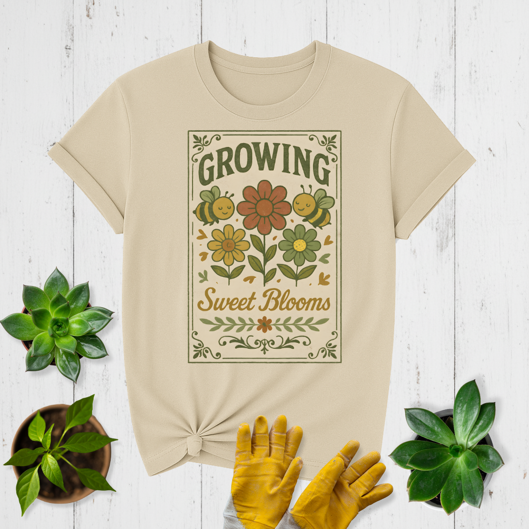 Growing Sweet Blooms T-shirt