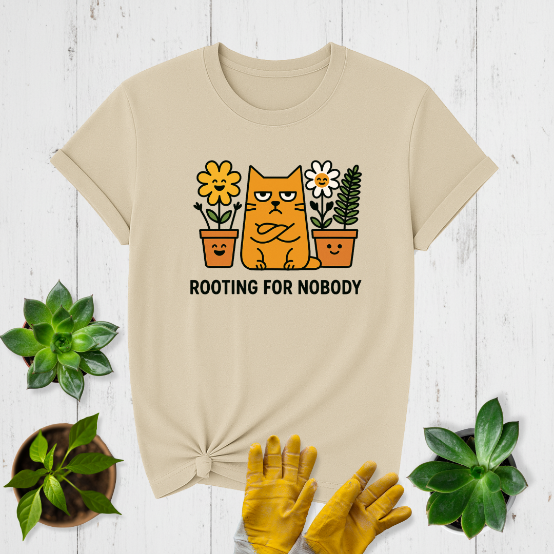 Sir Sproutsalot "Rooting for Nobody" T-shirt