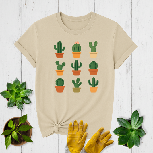 Cactus Tic-Tac-Toe T-shirt