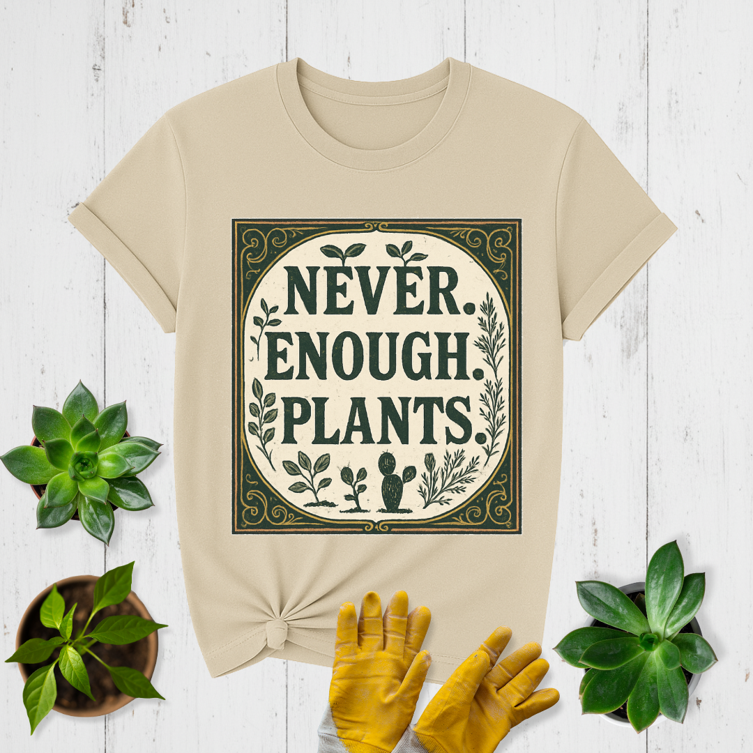 Never Enough Plants T-shirt