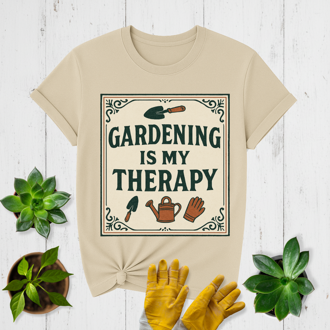 Gardening Therapy T-shirt