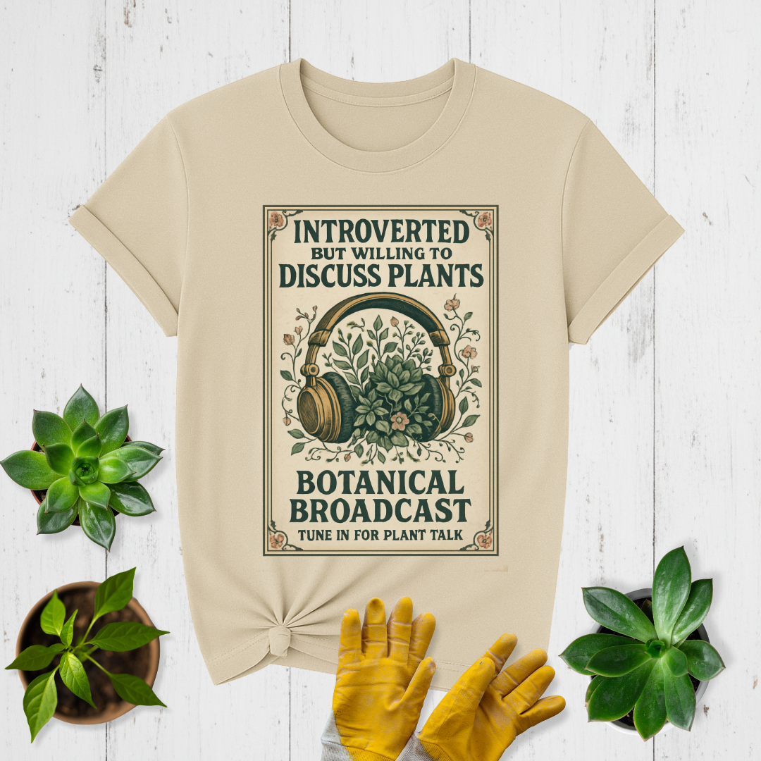 Introverted (with headphones) T-shirt