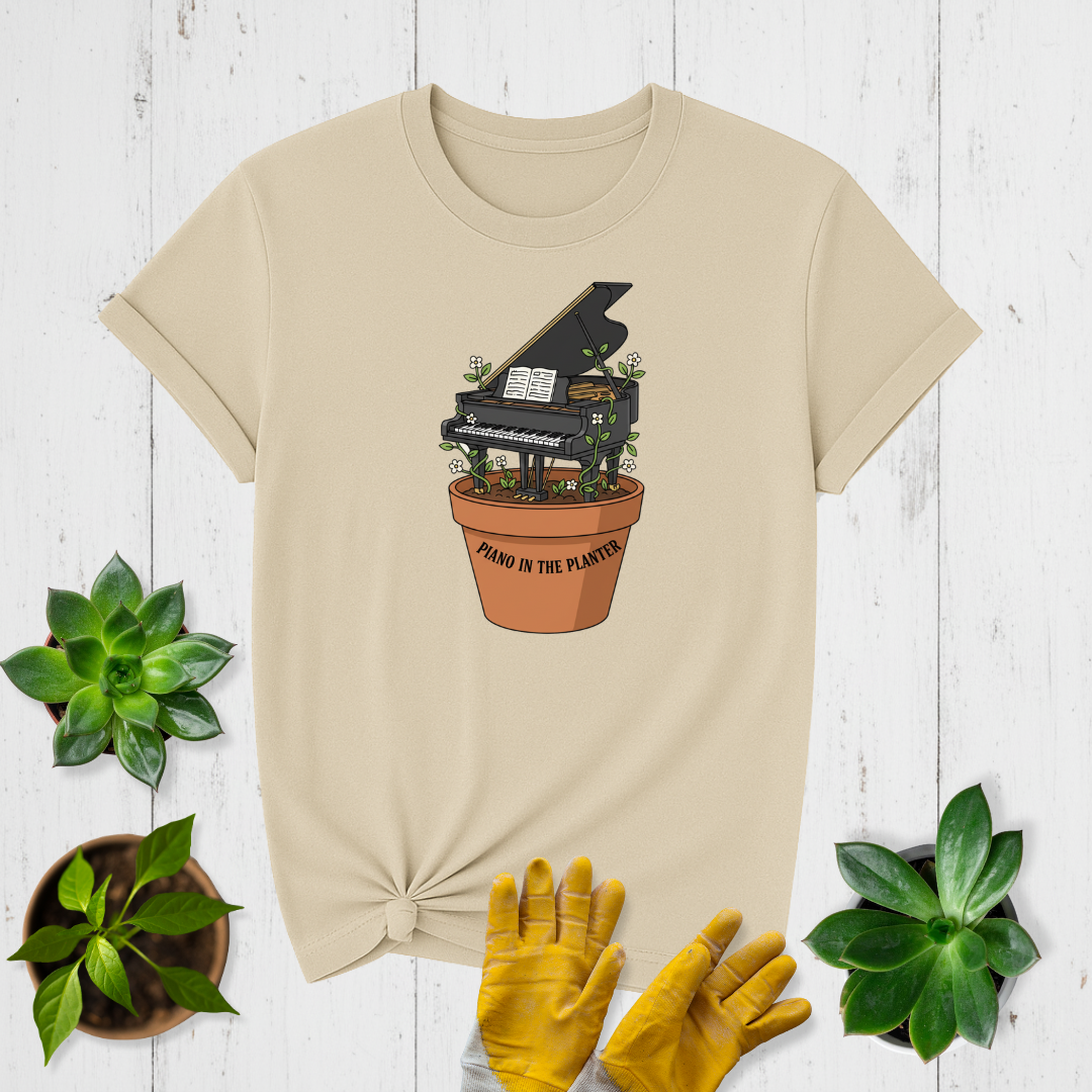 Piano Planter T-shirt