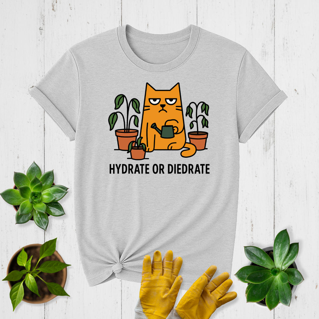 Sir Sproutsalot “Hydrate or Diedrate” T-Shirt