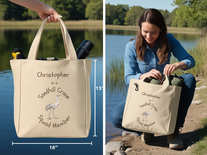 Personalized Sandhill Crane Squad Member