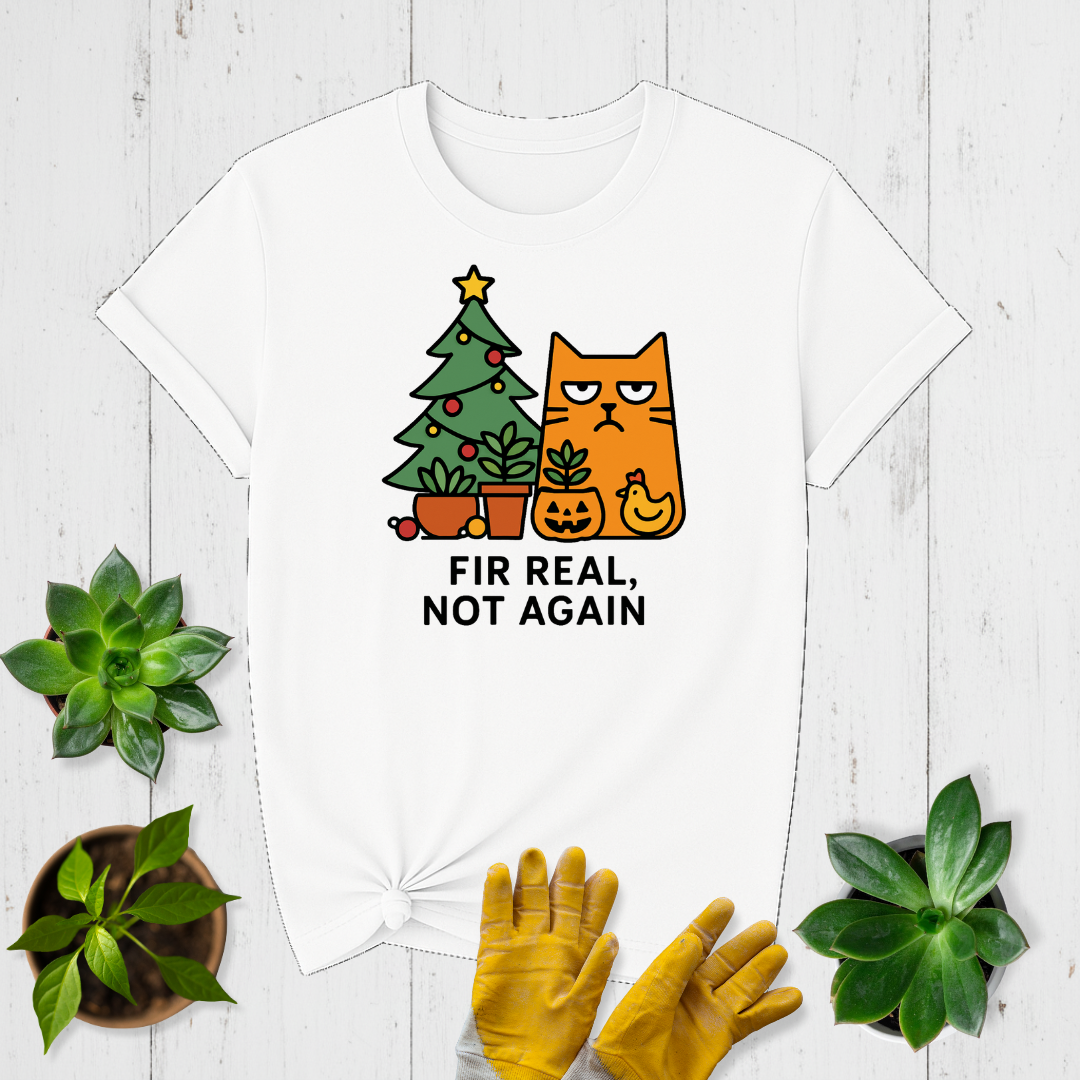 Sir Sproutsalot “Fir Real Not Again” T-Shirt