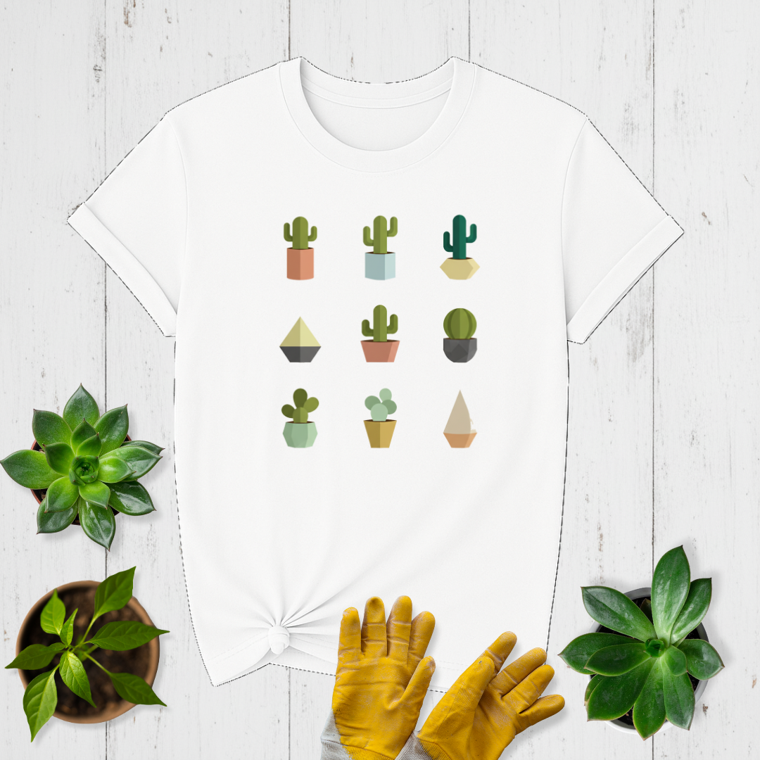 Cactus Tic-Tac-Toe T-shirt