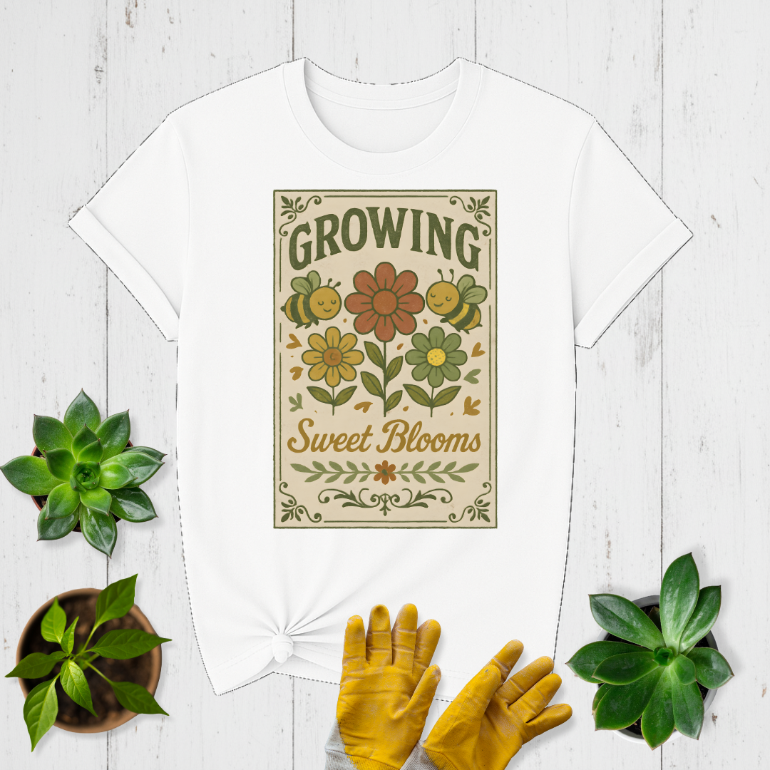 Growing Sweet Blooms T-shirt