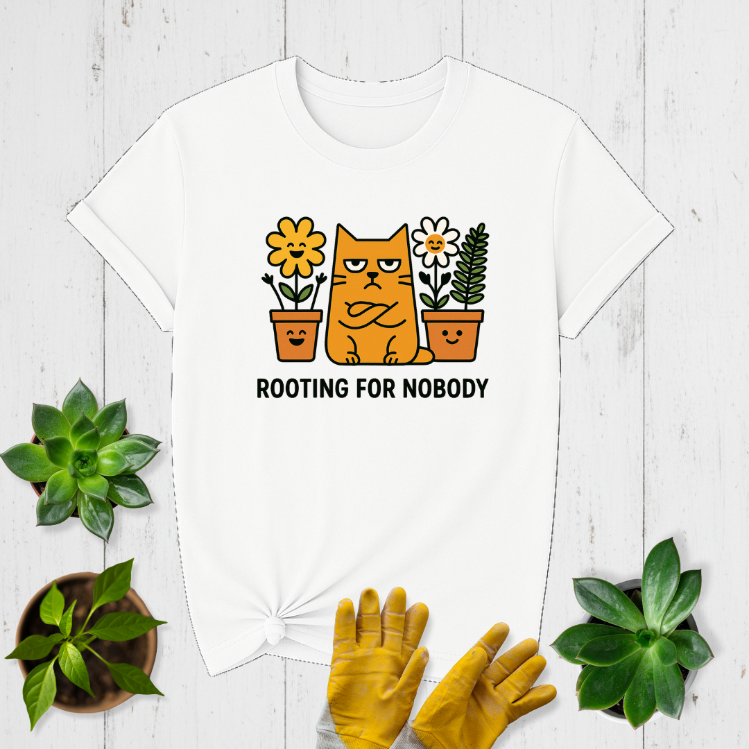 Sir Sproutsalot "Rooting for Nobody" T-shirt