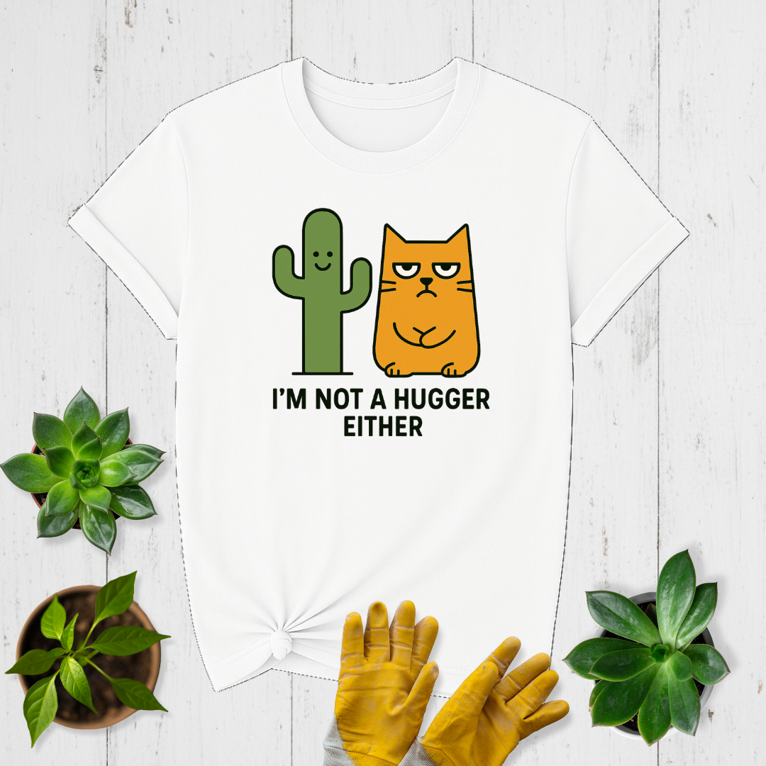 Sir Sproutsalot "Not a Hugger" T-shirt