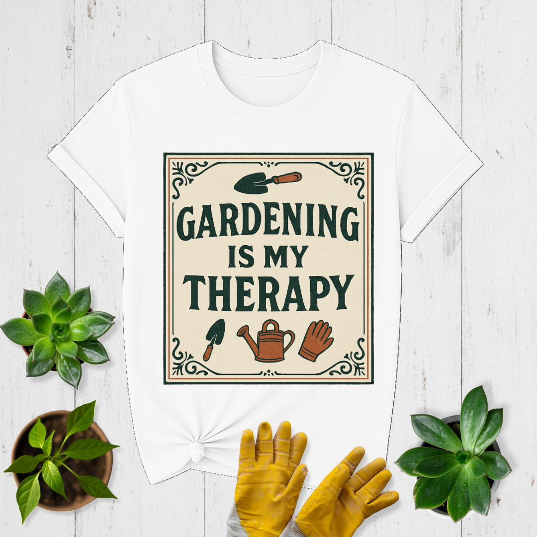 Gardening Therapy T-shirt