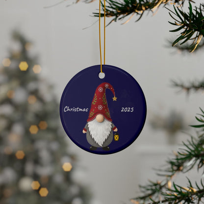 Personalized Folk Gnome Ornament