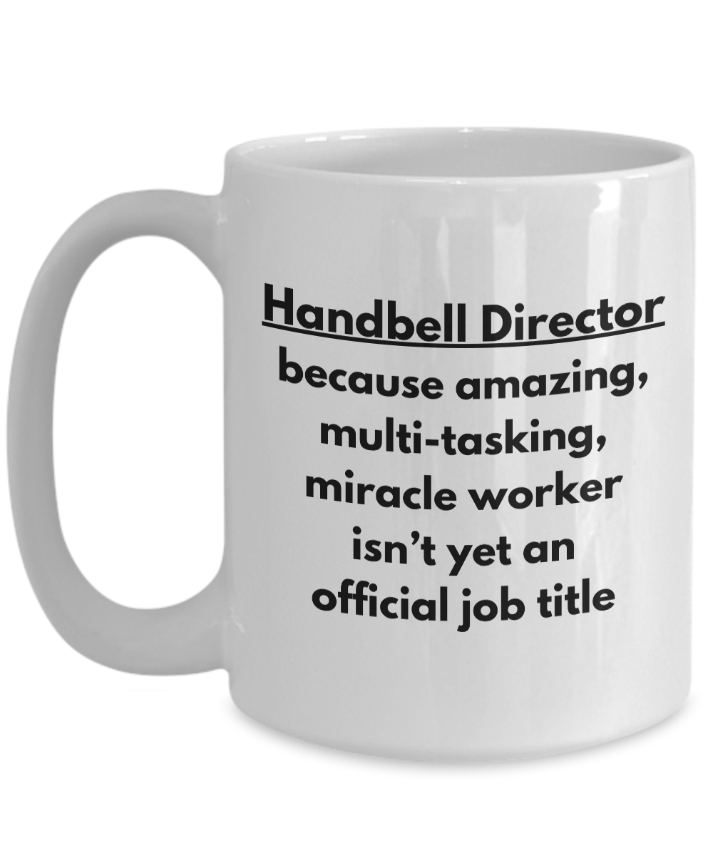 Handbell Director Mug for Bell Conductors