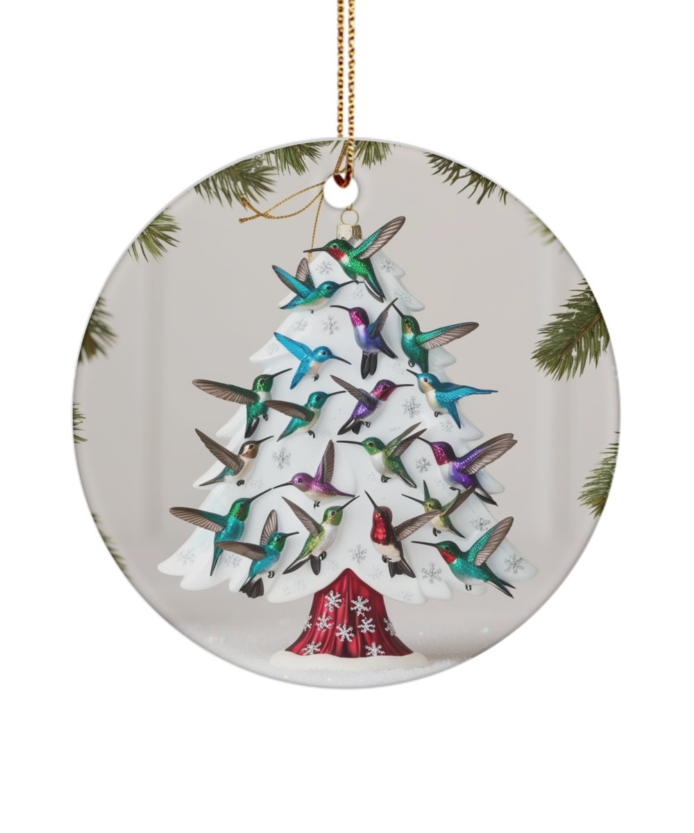 Hummingbird Christmas Tree Ornament