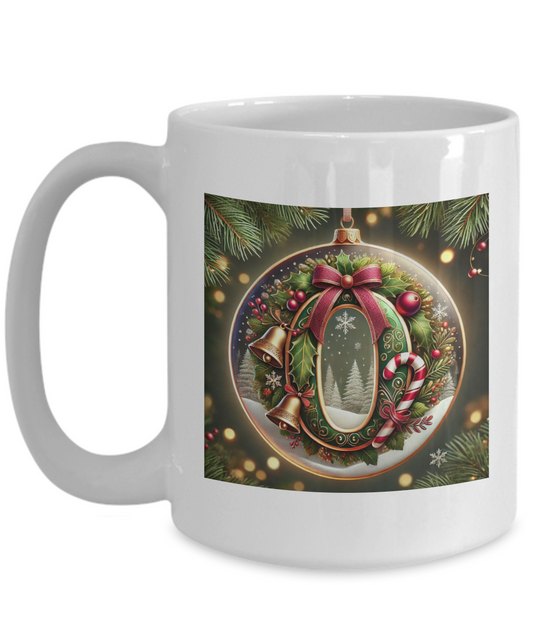 Christmas Letter O Mug