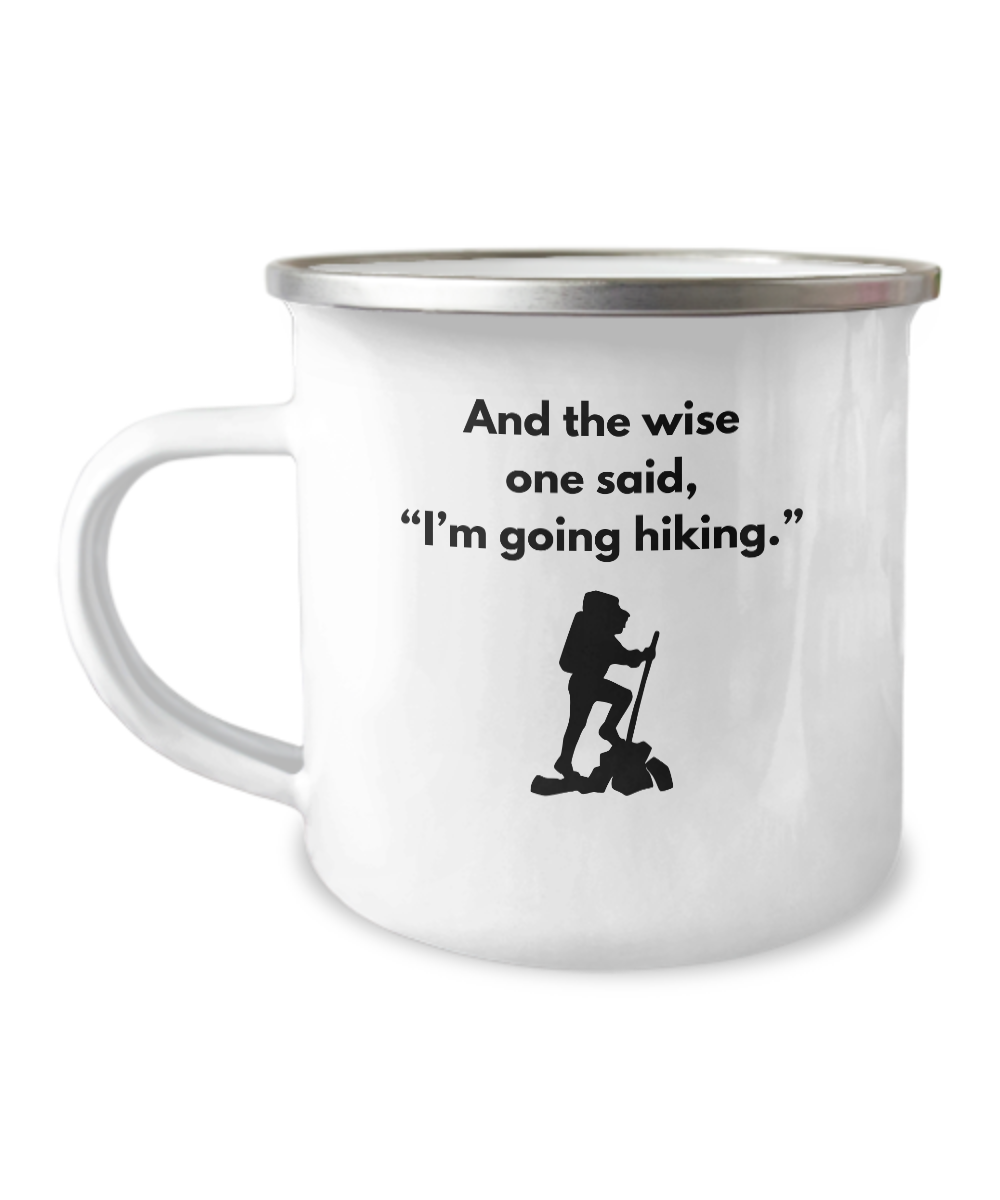 Wise Hiker Camping Mug for Trail or Mountain Hikers