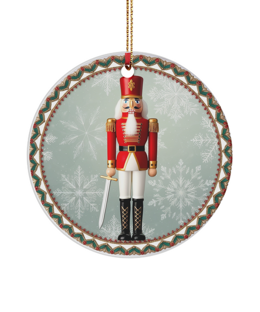 Nutcracker Soldier Christmas Tree Ornament