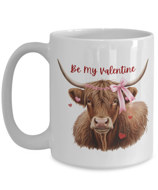 Highland Cow Valentine