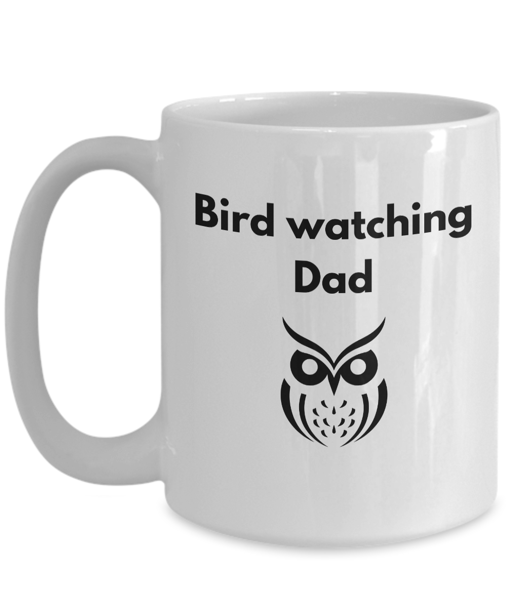 Bird Watching Dad Mug for Birding Men