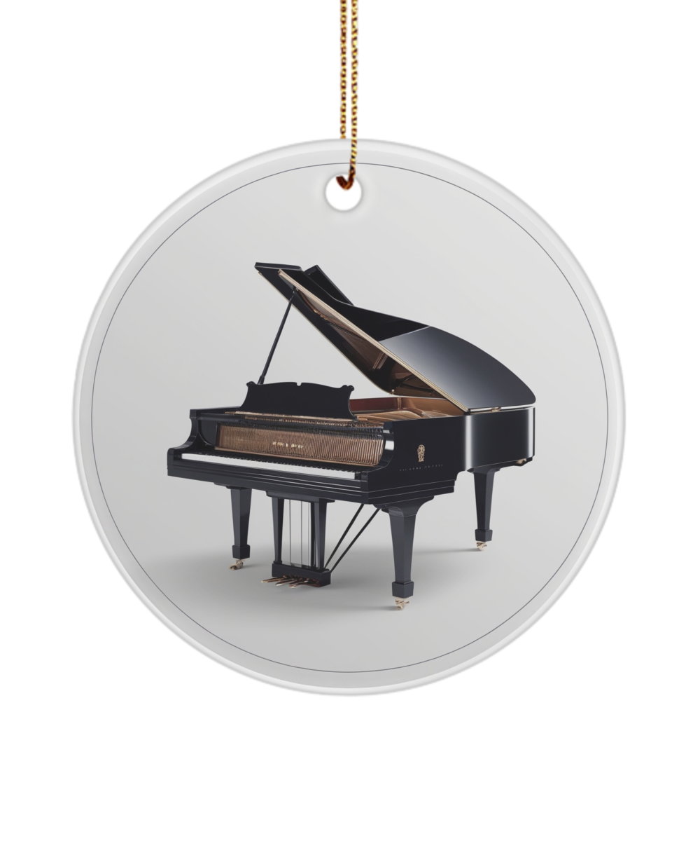 Grand Piano Music Ornament