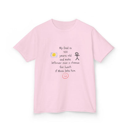 My Dad Is Old and Eats Weird Stuff – Funny Kids’ T-Shirt with Personalized Quote