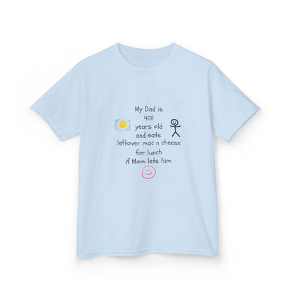 My Dad Is Old and Eats Weird Stuff – Funny Kids’ T-Shirt with Personalized Quote