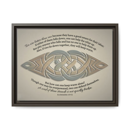 The Unity Knot Framed Wall Canvas
