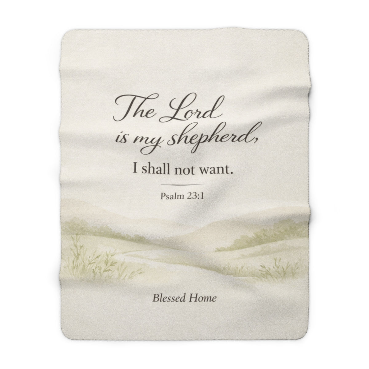 Psalm 23 Scripture Comfort Set – Blanket & Pillow