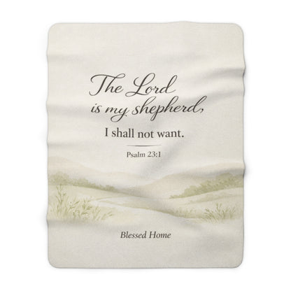 Psalm 23 Scripture Comfort Set – Blanket & Pillow