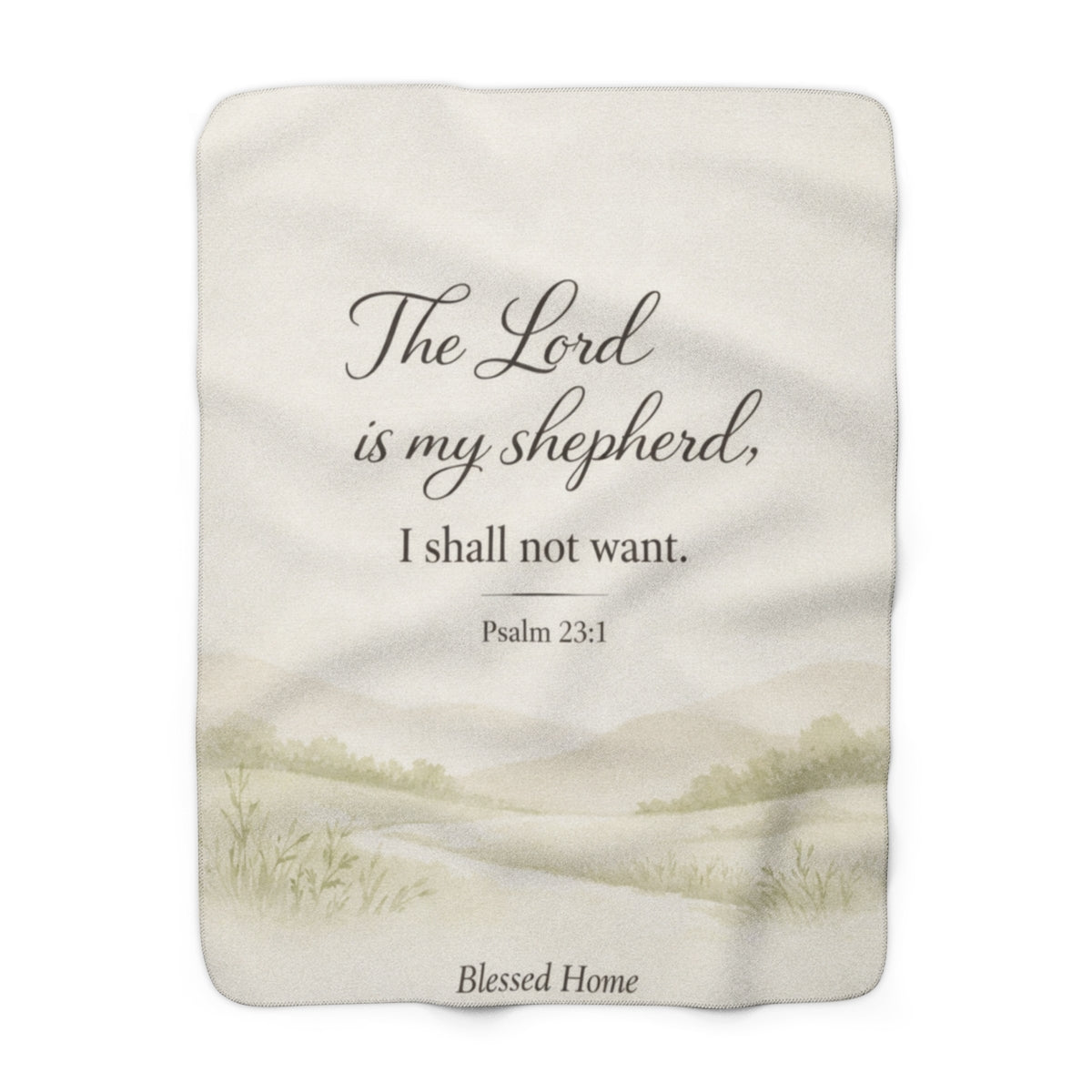 Psalm 23 Scripture Blanket – “The Lord Is My Shepherd”