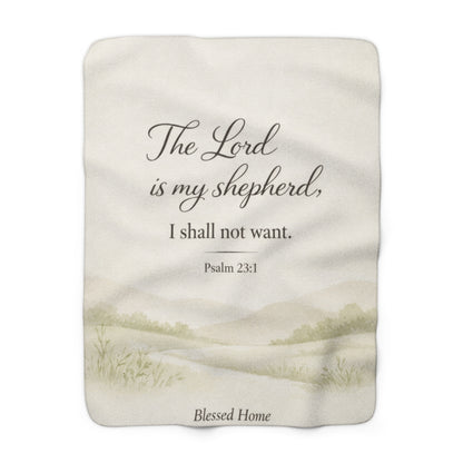 Psalm 23 Scripture Blanket – “The Lord Is My Shepherd”