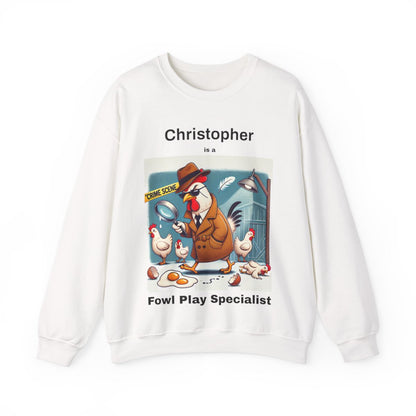 Personalized Fowl Play Specialist Sweatshirt