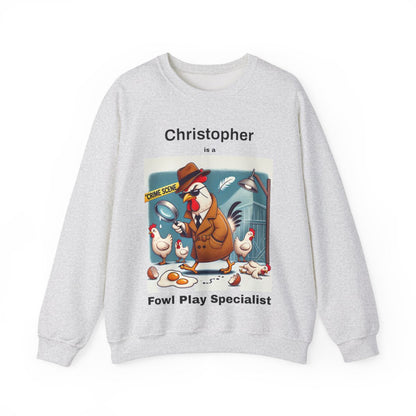 Personalized Fowl Play Specialist Sweatshirt