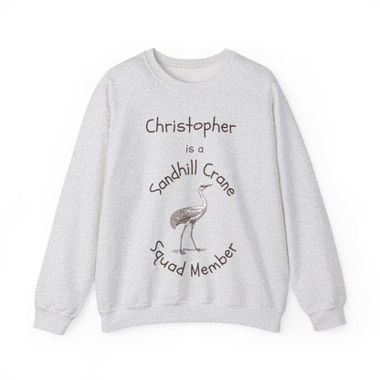 Personalized Sandhill Crane Squad Sweatshirt
