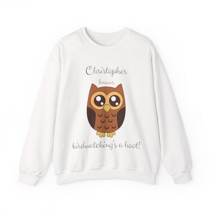 Personalized Birdwatching's a Hoot Sweatshirt