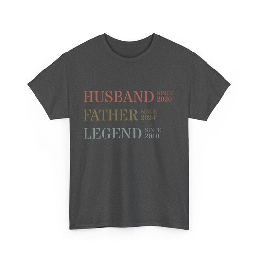 Husband, Father, Legend Personalized T-shirt