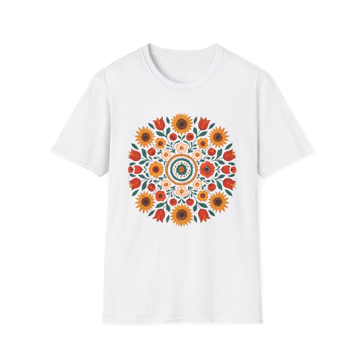 Folk Bloom Burst T-shirt