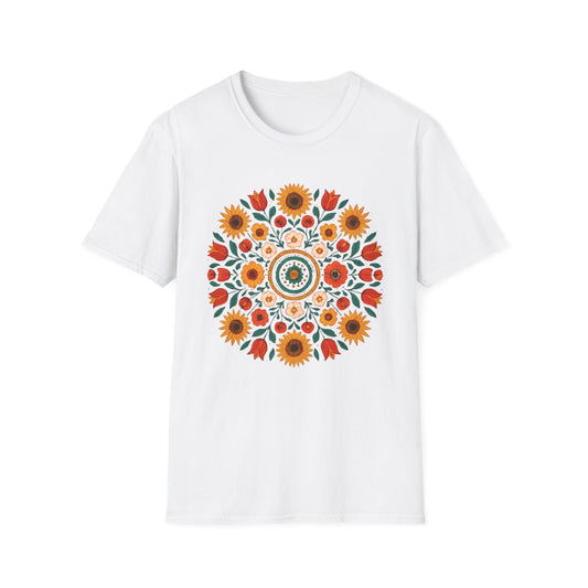 Folk Bloom Burst T-shirt