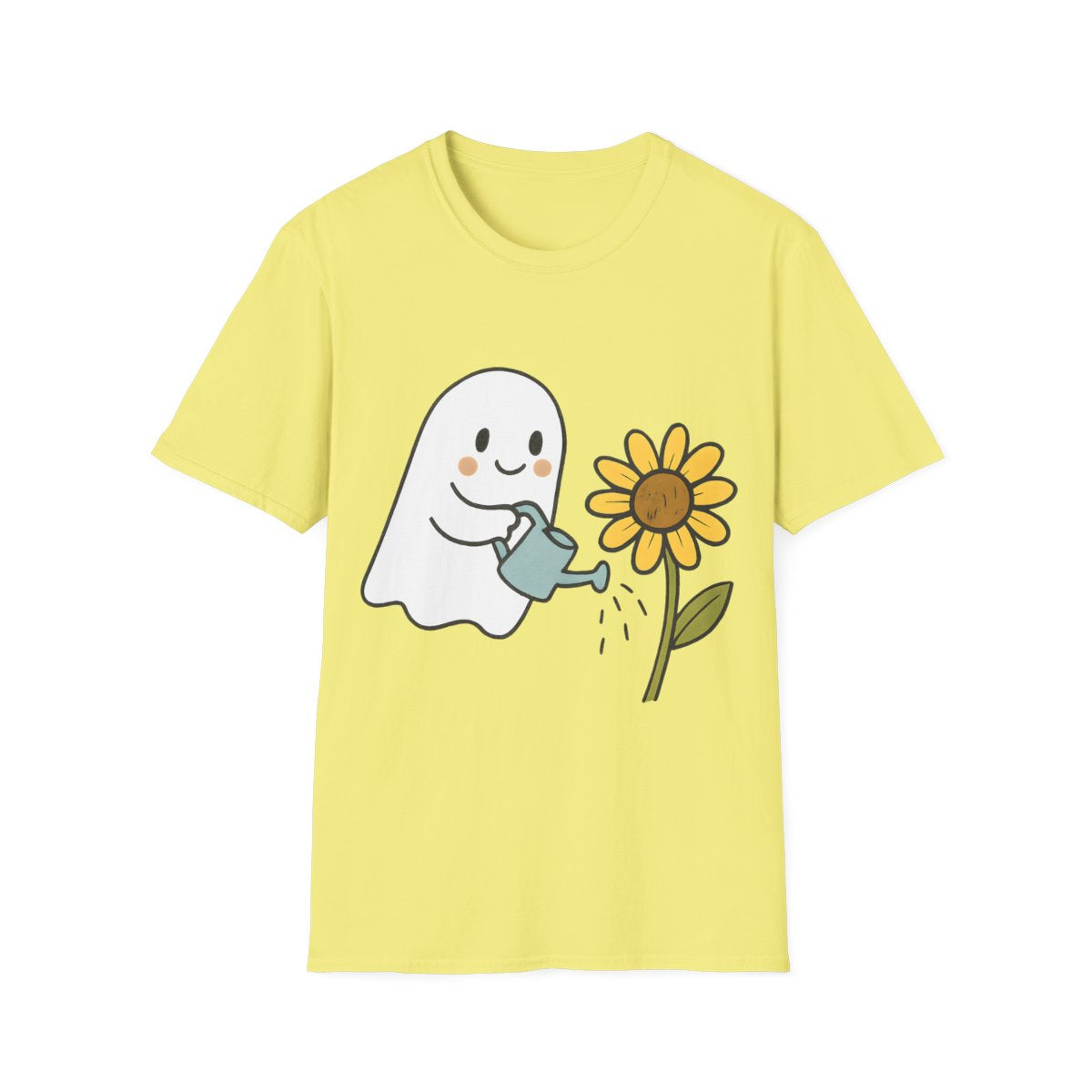 Ghost Watering Flower T-shirt