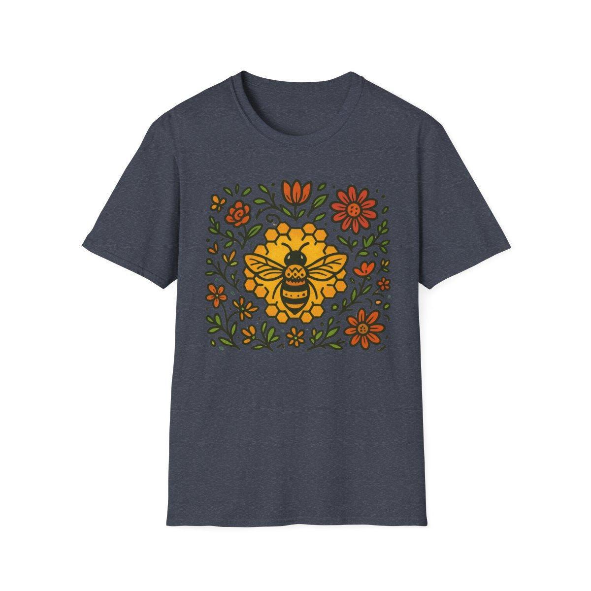 Folk Bee & Blossoms T-shirt