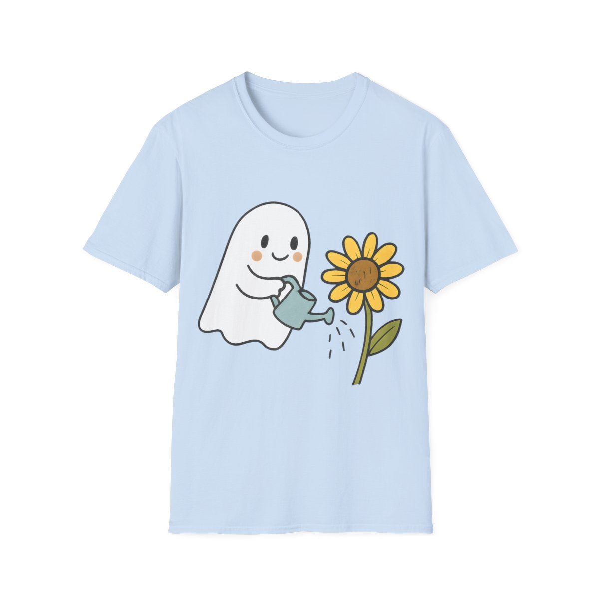 Ghost Watering Flower T-shirt